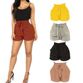 RTS Breathable Women Drawstring Shorts Lace Waist Sweat Shorts Women Hot Selling Shorts