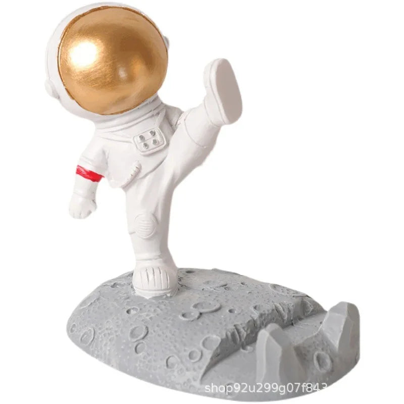Creative Astronauts Place Astronaut Mobile Phone Stand Desktop Lazy Decorations Gifts Personality Support Frame Wholesale