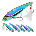 Metal VIB Hard Metal Blade Fishing Lure 5g/7g/12g/15g/20g Vibration Sinking Spinner Bait for Saltwater Fish River Lake Stream