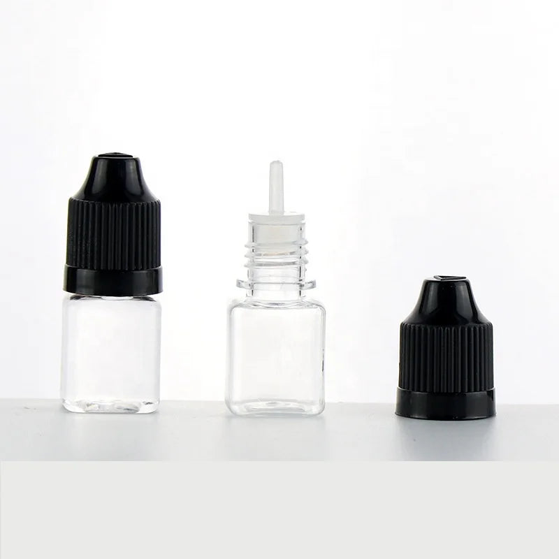 5ml Round Plastic PET Medicine & Eye Drop Bottles Childproof Cap Liquid Bottle