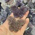 Wholesale Crystal Cluster Natural Amethyst Cluster Carved Butterfly Shape for Healing