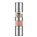 Kitchen 2 in 1 Adjustable Coarseness Manual Spice Mill Multifunctional Stainless Steel Salt Pepper Grinder Mills