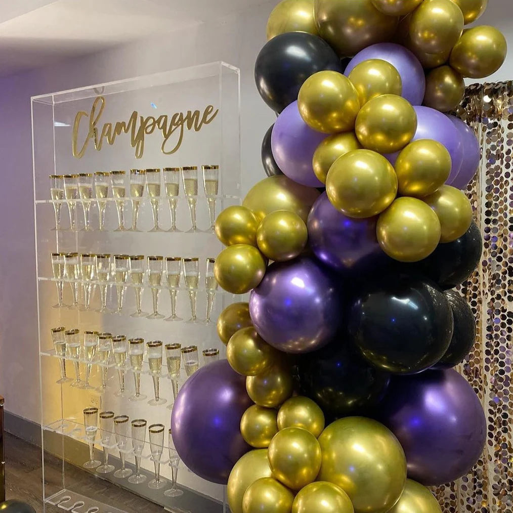 Wedding Party Supplies Display Stand Plastic Event Clear Champagne Wall Acrylic Backdrop