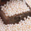Small Size 2mm 3mm 4mm White Color Freshwater Pearls 4A Round Shape Pearls for Jewelry Making