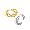 WMCE045 S925 De Oreja De Plata De Hebilla 2020 Hueco Nuevo Cadena Delgada Sin Piercing Clip De Oreja Mujer Salvaje Pendientes MegaBDM