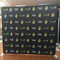 Decor Photobooth Backdrop Aluminum Tube Photo Booth Single-side Fabric Display