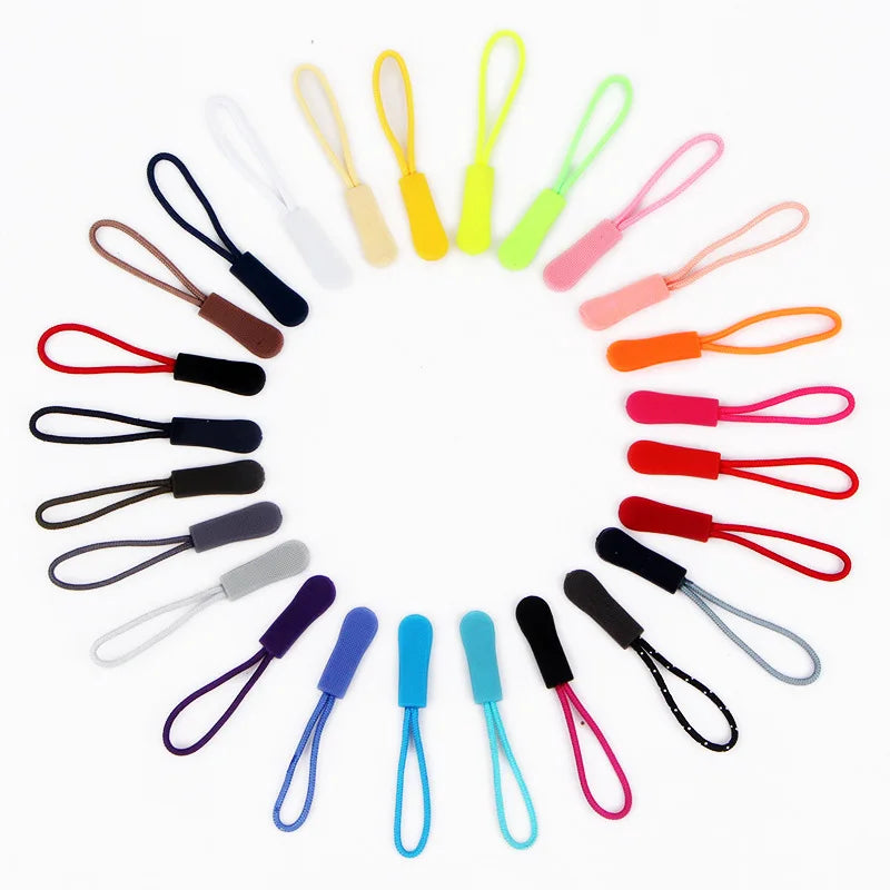 Wholesale Custom Fashionable Handbag with Colorful Rubber Zipper Puller Factory Price Beautiful Plastic Zipper Slider Design