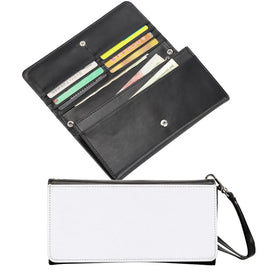 PU Thermal Transfer Double Sided Sublimation Printing Blank Wallet for Gift