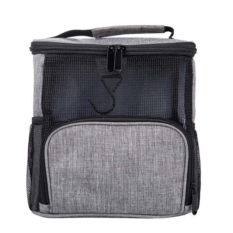 Portable Black Hanging Shower Organizer Waterproof Foldable Multifunction Mesh Shower Bag Quick Dry Cleaning Storage Features