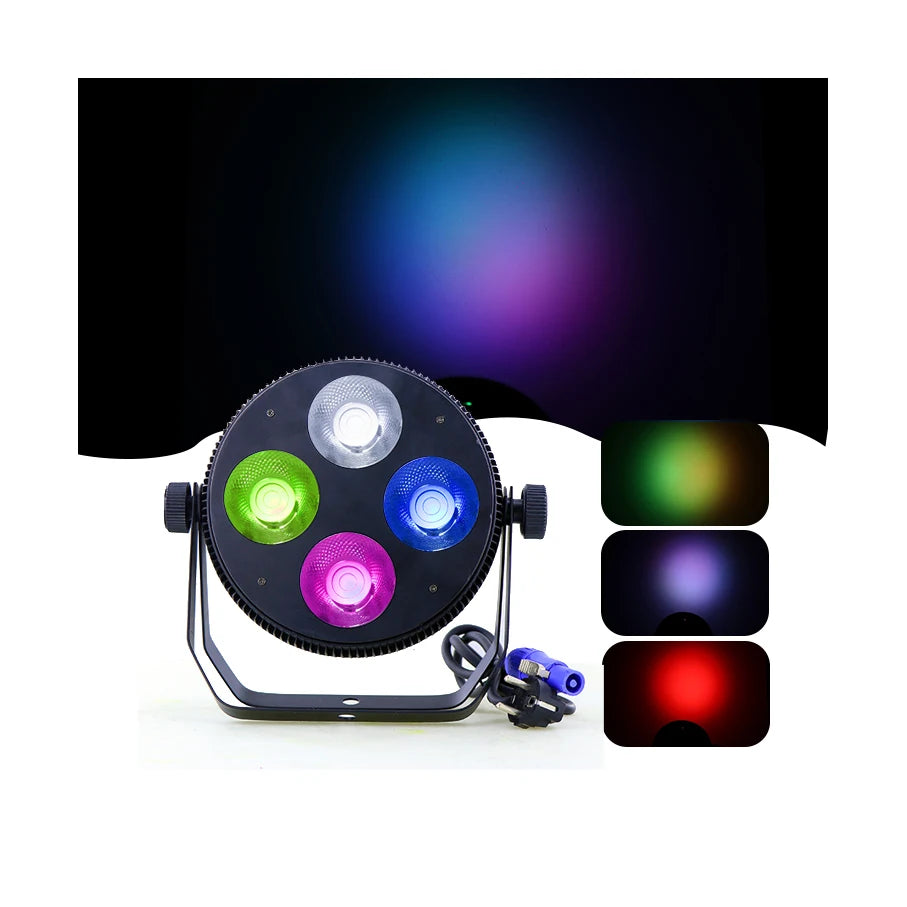 Waterproof Four Eye  4X50W 250W Rgbw Cob Par Light Led Stage Light