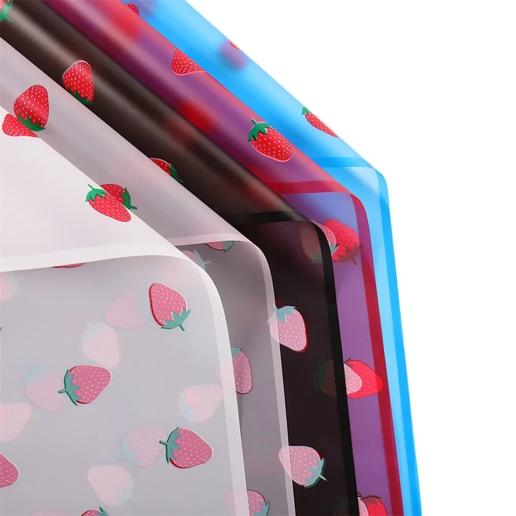 New Strawberry Design Brand Packaging Floral Paper Flower Waterproof Flower Wrapping Paper