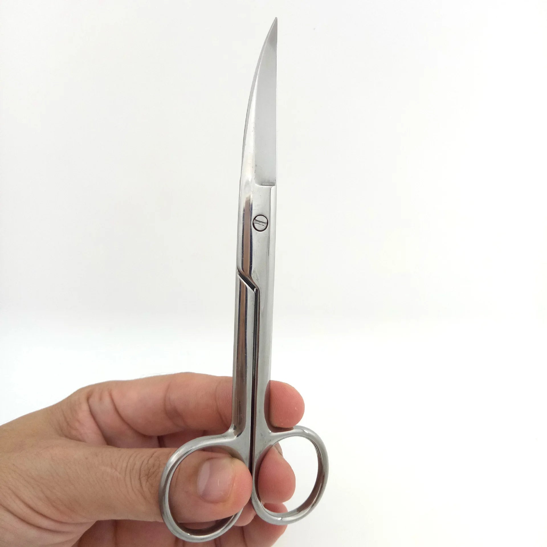 Gloway High Quality Makeup Scissors 14Cm Stainless Steel Eyebrow Double Eyelid Tape Curve Beauty Trimming Scissor