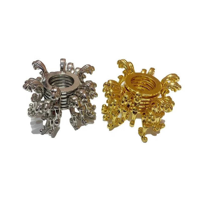 Wholesale Golden Metal Display Stand Base Metal Stent for Crystal Ball Sphere Resin Ball Base Holder Home Decor for Show