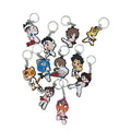 Very Cheap Custom Rubber Keychains Taekwondotaekwondo Keychain Souvenir Martial Arts Keycain