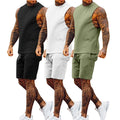 2 Piece Set Mens Summer Outfits Mens Sets Summer 2023 Designer Logo Men Sets