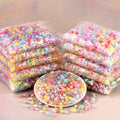 JC Acrylic Flower Beads 500g/bag Wholesale 10mm Acrylic Plastic Lucite Loose Beads for Jewelry Making