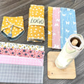 Reusable Eco-Friendly Microfiber Quick-Dry Unpaper Towels 25x25cm Custom Size Digital Print Washable Cloth Cotton Kitchen Car