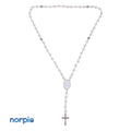 Gifts Crafts Sublimation Blank Rosary Necklace with Oval Insert New Commemorative Gift