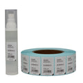 Waterproof Vinyl PVC Adhesive Packaging Labels Custom Printed Logo Food Perfume Cosmetic Wig-Glossy Matte Multipurpose Stickers