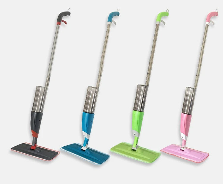 Factory Wholesale Spray Humidifier Mop 360 Rotatable Cleaning Flat Mops Floor Water Brush Clean Household Hands-free Add Water