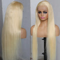 Human Hair Wig Color 613 Blonde Lace Front 13x4 Ready to Ship Brazilian Human Hair Wigs for Women HD Lace Frontal 613 Wig