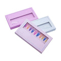 Luxury Empty Nail Packaging Box Custom Logo Brand Design Press-On Nails Matt Lamination Embossing for False Face Cream Eye Cream