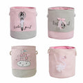 Dancing Girl Folding Laundry Basket Waterproof Canvas Basket Gift Basket Suitable for Children's Room Clothes Toys Storage
