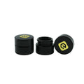 Empty Refillable UV Black Glass Cream Jar Cosmetic Glass Eye Cream Jars