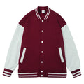 Custom Baseball Uniform 410G Men Fashion Varsity Jacket Causal Slim Fit Baseball Jackets