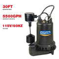 GP Enterprises Made Professional Cast Iron Submersible Water Sump Pump With Vertical Switch