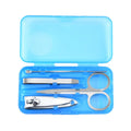 Mini 4-Piece Steel Nail Clipper Set Finger Type Beauty Tool for Nail Art Home Use
