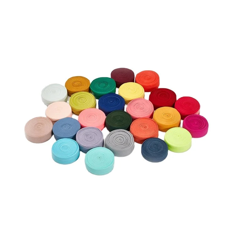Factory Direct Custom 32mm Double Herringbone Cotton Webbing Tape Colorful Coated Flat Shape for Bags Shoes Sports Use With Logo
