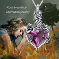 Keepsake Memorial Jewelry Blank Custom Heart Cremation Urn Necklace for Ashes Urn Jewelry Memorial Pendant With Fill Kit