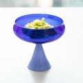 Creative Funny Design Novelty Handmade Ball Stem Icecream Sundae Color Glass Cup