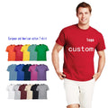 Wholesale High Quality Leisure Pure Color 100 Cotton Custom Large Size T-shirt