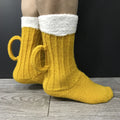 Creative Floor Christmas Beer Socks Wool Socks 3D Beer Mug Socks