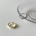 New Cool Style Gilded Fashion Jewelry Rings Personality Index Finger Ring Minimalist Women Rings for Couples