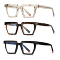 New Custom logo Trendy Glasses Square TR90+CP Eyewear Products Lenses Anti Blue Light Filter Light Blocking Eyeglasses