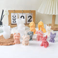 Wholesale Supply of Various Pet Puppy Silicone Molds: DIY Bull Terrier-Shaped Aromatherapy Candle Silicone Molds  Stock