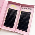Private Label Lash Trays Individual Matte Black Cashmere Lash Extensions Supplies Volume Silk Mink Easy Fan Eyelash Extension