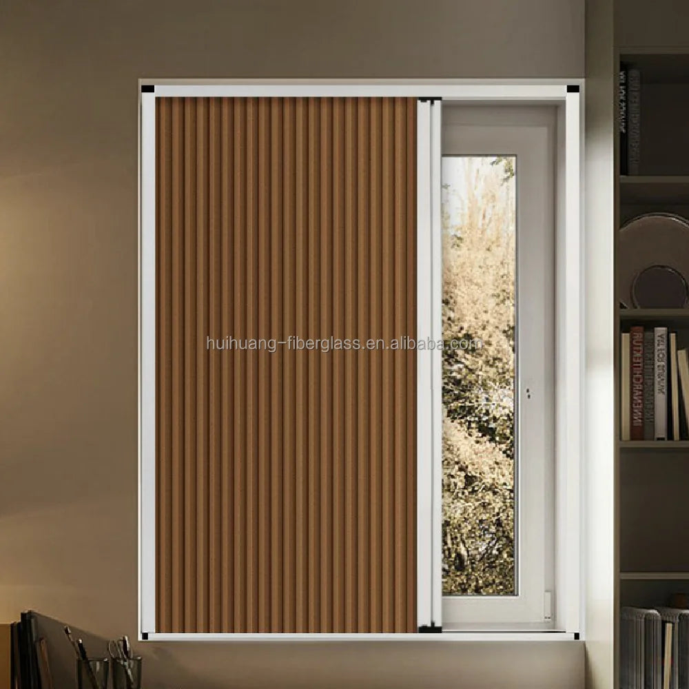 Factory Wholesale Multi-Color Honeycomb Door/Window Screens for Hotel Use Washable Insect Resistant 5 Year Warranty Insulation