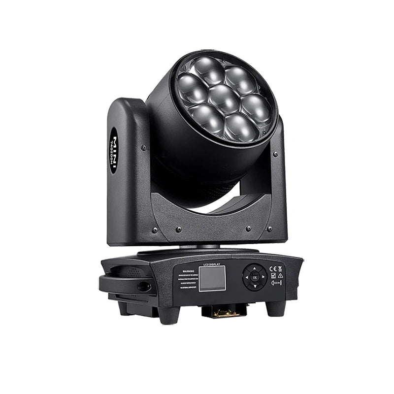 Mini Big Eye 7*40W Stage Beam Moving Head Light  Bar RGBW 4in1 CTO DJ Disco Wash Zoom 350W DMX Lighting Supplier