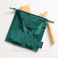 Custom Woven Label Soft Drawstring Velvet Garment Underwear Swimsuit T Shirt Clothes Packaging Bag