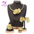 MEIZI JEWELRY African Gold Jewelry Set for Anniversary Celebrations