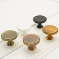 Modern European All-Copper Pulls for Kitchen Cabinets Wardrobes Bedroom Furniture Gold Zinc Alloy Drawers Knobs Adjustable Door