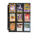 Dual-Sided 9-Pocket Trading Card Sleeve for Sports Coupons & Business Cards Durable PP Cover