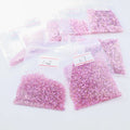 Xingyue Best Price Wholesale Lab Created Gem 0.8-2mm Perfect Cutting Gra d Color Vvs1 pink Melee Moissanite Stone Color Play