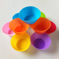 Silicone Cake Mold Round Shaped Muffin Cupcake Baking Molds Kitchen Cooking Bakeware Maker DIY Cake Decorating Tools