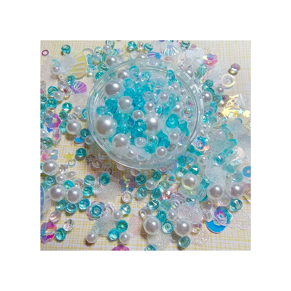 Mix Shell Sequin Star Confetti Pearls Heart Glitter Toppings Filling Blingbling Micro Star Jewelry Making Supplies