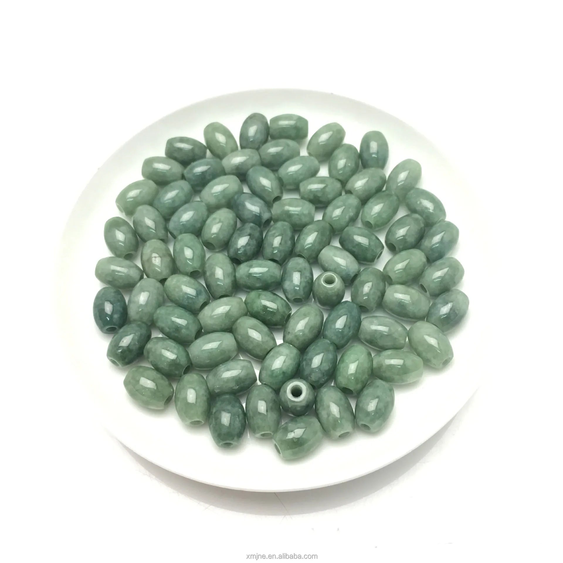Burma Jade Pendant Grade a Jade Pendant Oil Clear Bean Type Passepartout Jade Pendant Manufacturer Sihui Wholesale